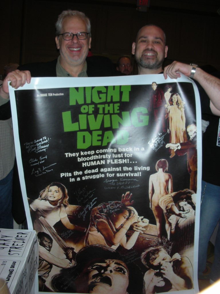 Gary Streiner with Phil and his NOTLD banner